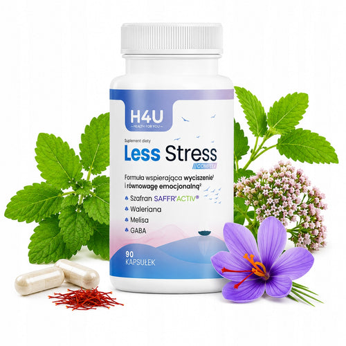 LESS STRESS 90 KAPS. H4U / Kapsułka / Fiolka