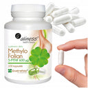 ALINESS METHYLO FOLIAN 5-MTHF 600MCG 100 KAPSUŁEK ZMĘCZENIE CIĄŻA ZDROWIE