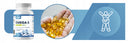 OMEGA 3 + WITAMINA D3 120 KAPS. KWASY OMEGA-3 ODPORNOŚĆ WZROK KOŚCI H4U