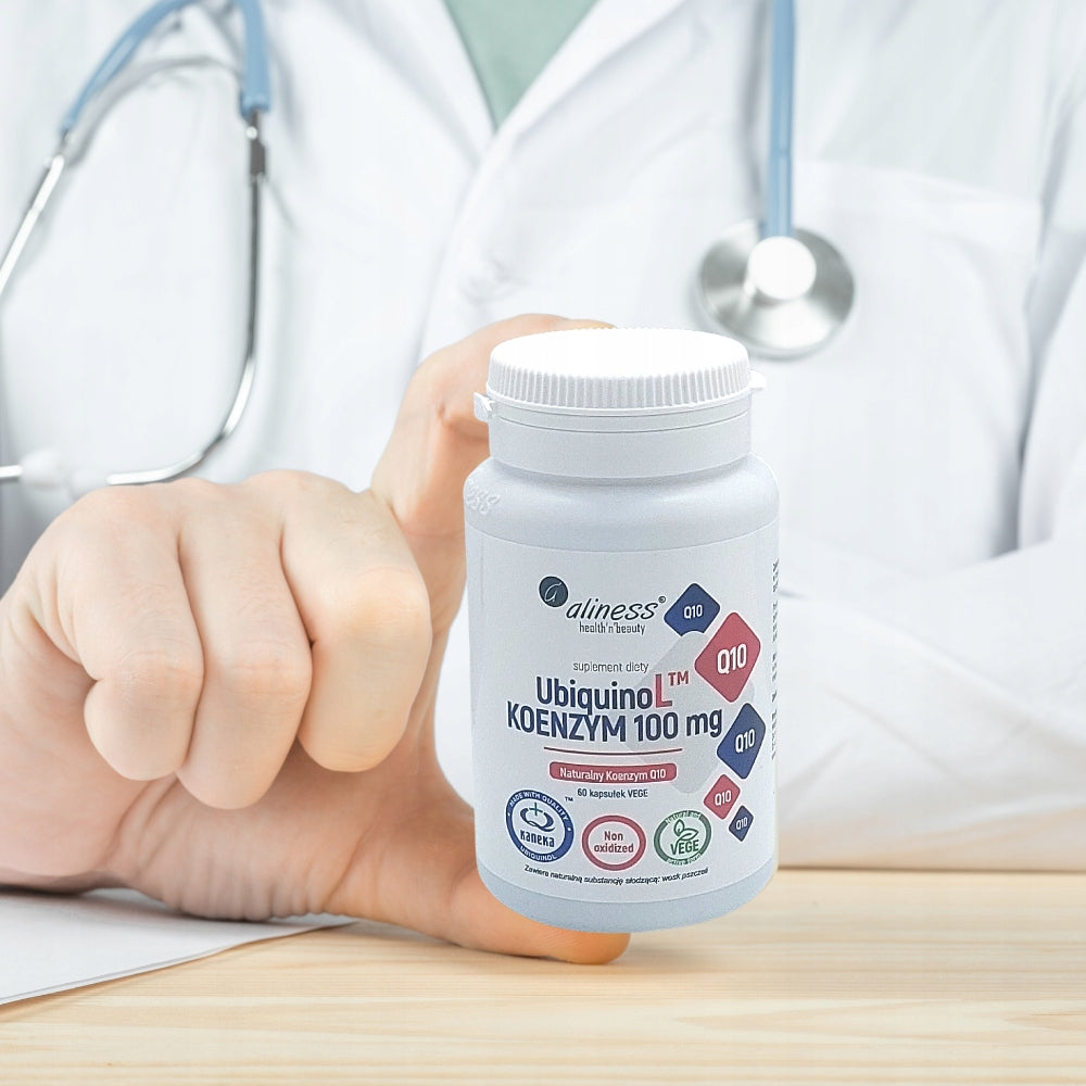Suplement diety Aliness Ubiqinol Koenzym Q10 100 mg 60 kapsułek