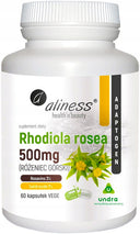 ALINESS RHODIOLA 500 MG 60 KAPS. RÓŻENIEC VEGE BEZ GLUTENU