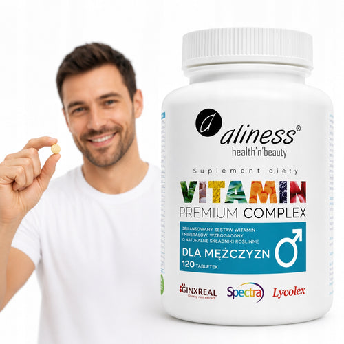 Aliness,Premium Vit. Complex dla mężczyzn 120 tabl.