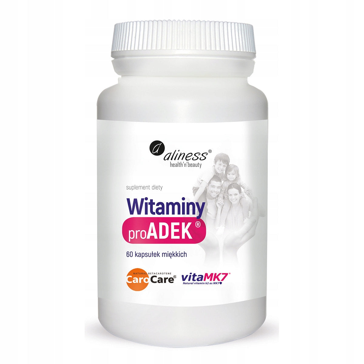 Suplement diety Medicaline Aliness Witaminy proADEK 60 kapsułek