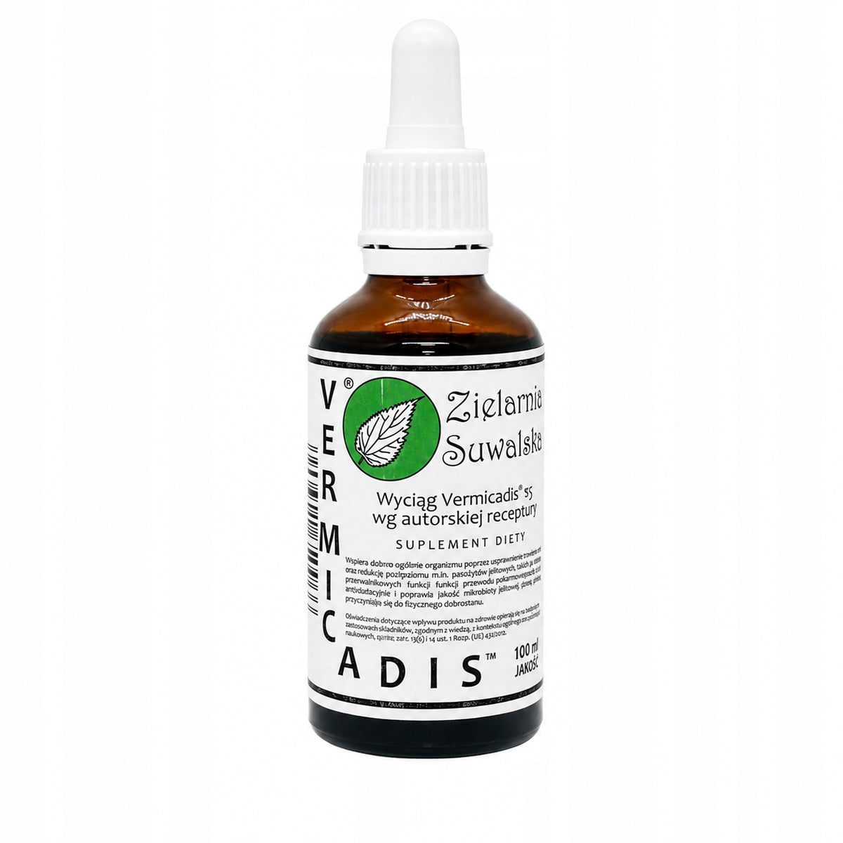 Vermicadis Krople 50ml Ekstrakt Ziołowy Jelita Trawienie Zielarnia