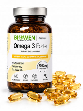 Omega 3 Forte - 1000 mg EPA, 500 mg DHA- 90 kapsu