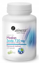 ALINESS MAŚLAN SODU 720MG 100K VEGE KWAS MASŁOWY NA ZDROWE JELITA TRAWIENIE