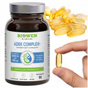 WITAMINY ADEK COMPLEX+ BIOWEN WITAMINA A D3 E K2 W OLEJU MCT 90 KAPSUŁEK