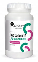 ALINESS LACTOFERRIN LAKTOFERYNA LFS 95% 100MG 60 KAP ODPORNOŚĆ ANEMIA SKÓRA