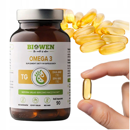 Omega 3 - 660 mg EPA, 440 mg DHA - 90 kapsułek
