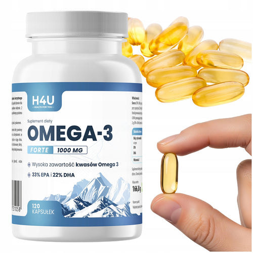 OMEGA-3 FORTE 120 KAPS. H4U / Kapsułka / Fiolka