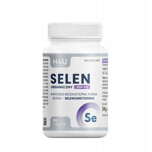 SELEN ORGANICZNY 180 TABL. / Tabletka / Fiolka