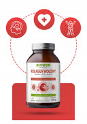 KOLAGEN WOLOWY BIOWEN GLUKOZAMINA MSM BOSWELLIA PROBIOTYKI 225G STAWY KOŚCI