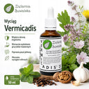 Vermicadis Krople 50ml Ekstrakt Ziołowy Jelita Trawienie Zielarnia
