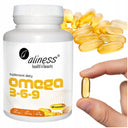 ALINESS OMEGA 3-6-9 KWASY DHA EPA MÓZG PAMIĘĆ ODPORNOŚĆ SERCE WZROK 90 KAPS