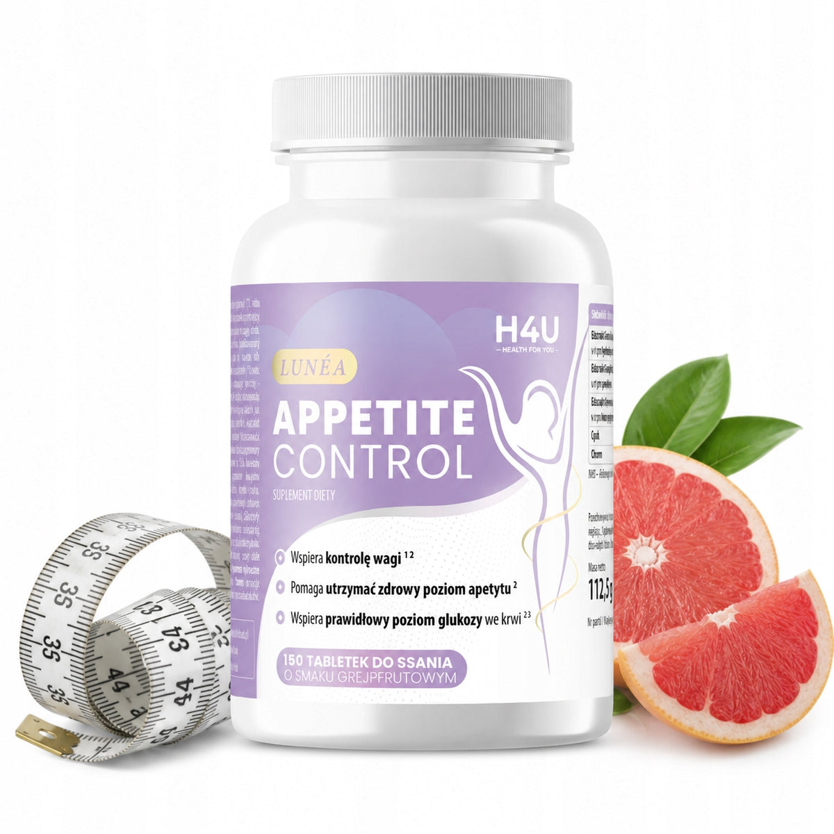 Appetite Control 150 tabl do ssania kontrola apetytu wsparcie metabolizmu