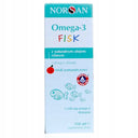 OMEGA 3 DLA DZIECI NORSAN FISK 150 ML DHA EPA WITAMINA D3 SMAK POMARAŃCZOWY