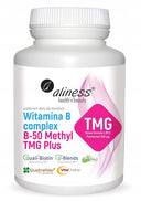 ALINESS WITAMINA B COMPLEX METYLOWANA B-50 TMG 100K UKŁAD NERWOWY B3 B6 B12