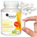 ALINESS CYTRYNIAN MAGNEZU 125 MG B6 100 KAPS MIĘŚNIE ZMĘCZENIE ODPORNOŚĆ