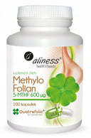 ALINESS METHYLO FOLIAN 5-MTHF 600MCG 100 KAPSUŁEK ZMĘCZENIE CIĄŻA ZDROWIE