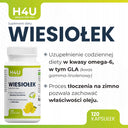 Olej z Wiesiołka 10% GLA 120 kapsułek Wiesiołek 2000 mg Skóra Hormony PMS