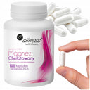 MAGNEZ CHELATOWANY 720 MG + B6 P-5-P ALINESS 100 KAPS. DIGLICYNIAN MAGNEZU
