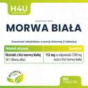Morwa Biała H4U 7200 mg 180 tabletek Ekstrakt 50:1 Botanical Line Cukrzyca