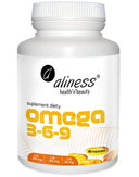 ALINESS OMEGA 3-6-9 KWASY DHA EPA MÓZG PAMIĘĆ ODPORNOŚĆ SERCE WZROK 90 KAPS