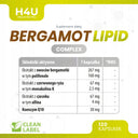 BERGAMOT LIPID COMPLEX H4U Wątroba Serce Cholesterol Bergamotka Ryż