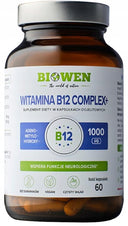 BIOWEN WITAMINA B12 COMPLEX+ ZMĘCZENIE UKŁAD NERWOWY ODPORNOŚĆ 60 kapsułek