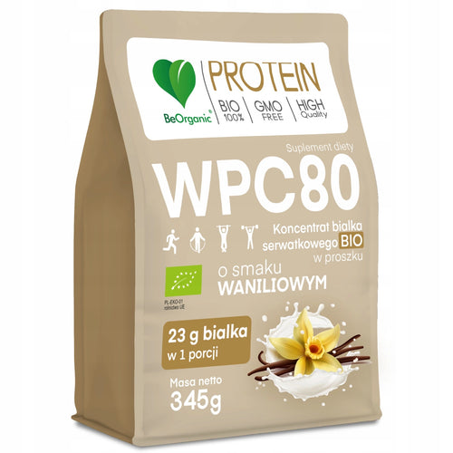 Białko serwatkowe WPC 80 Wanilia BIO 345g